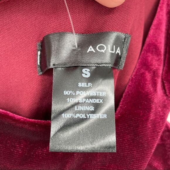 AQUA Velvet Square Neck with Bow Strap NWT - Picture 5 of 9